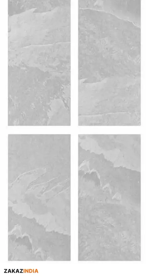 Cairo Grey 600×1200 – варианты рисунка (плитки без повтора узора)
