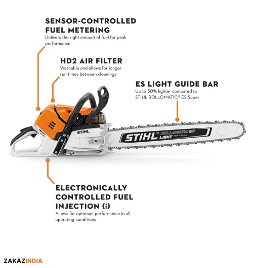 STIHL MS 500i, вид сбоку