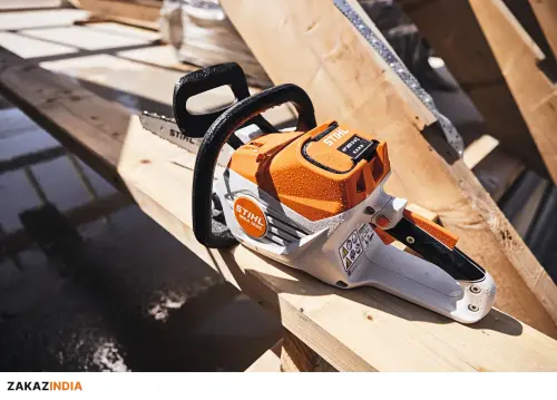 STIHL MSA 160 C-B, натяжение цепи без инструмента